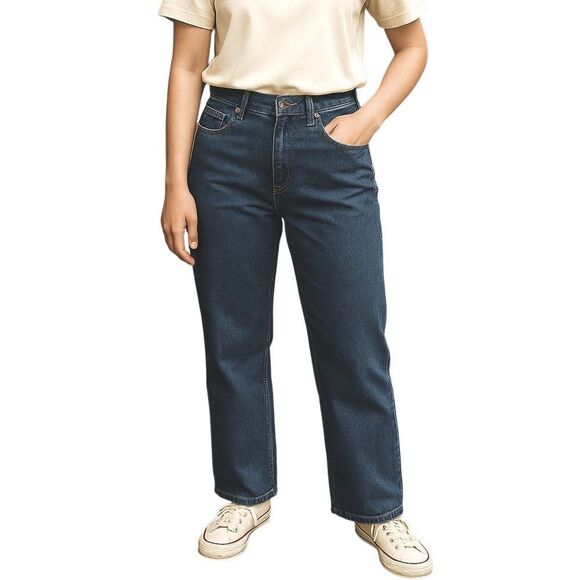 Christopher & Banks Stretch Straight Leg Denim Jeans Size 10P - Picture 1 of 13